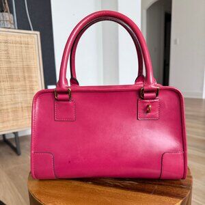 Loewe Amazona Pink Leather Bag